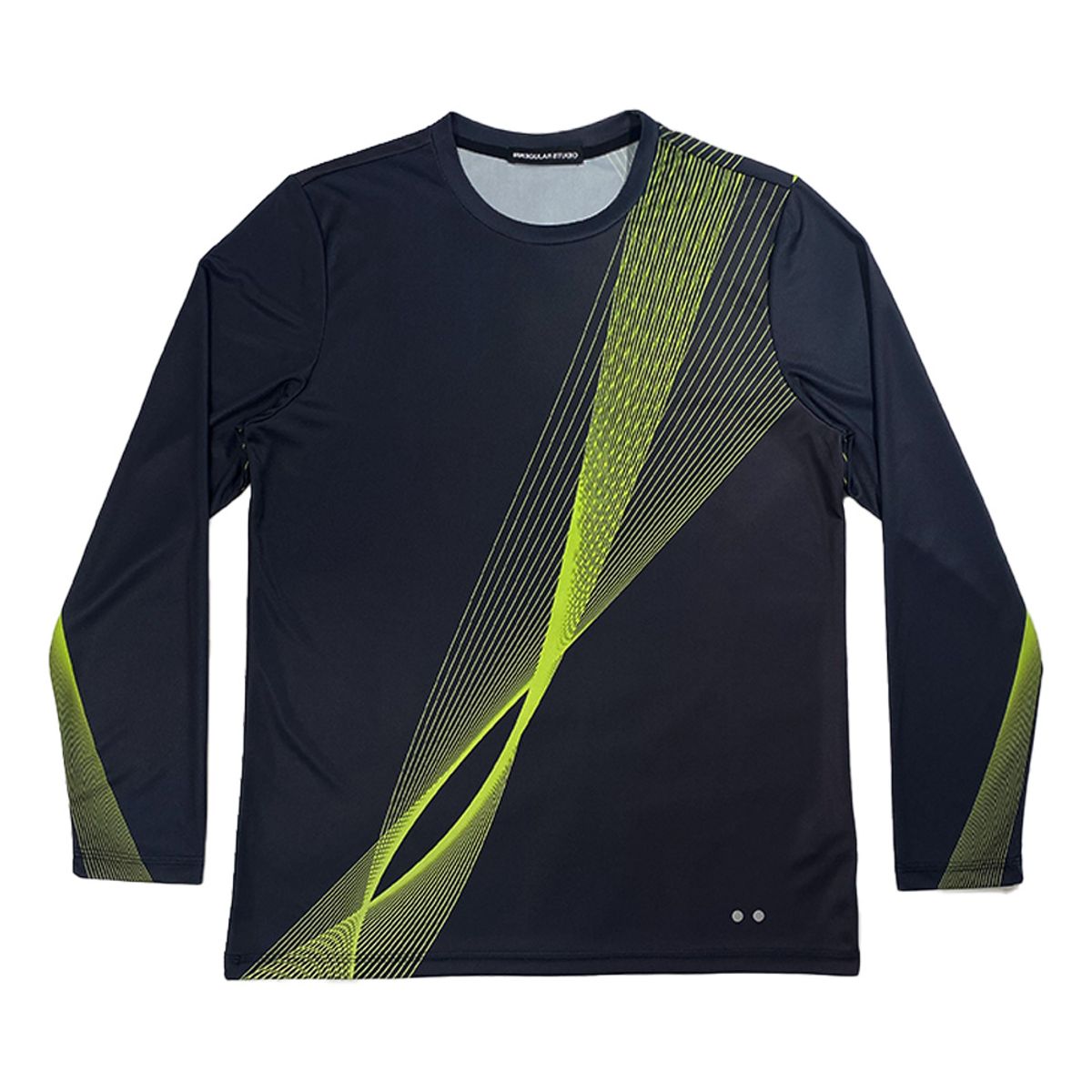 이레귤러(IRREGULAR) AGILE MESH L/S TEE (CHARCOAL/NEON)
