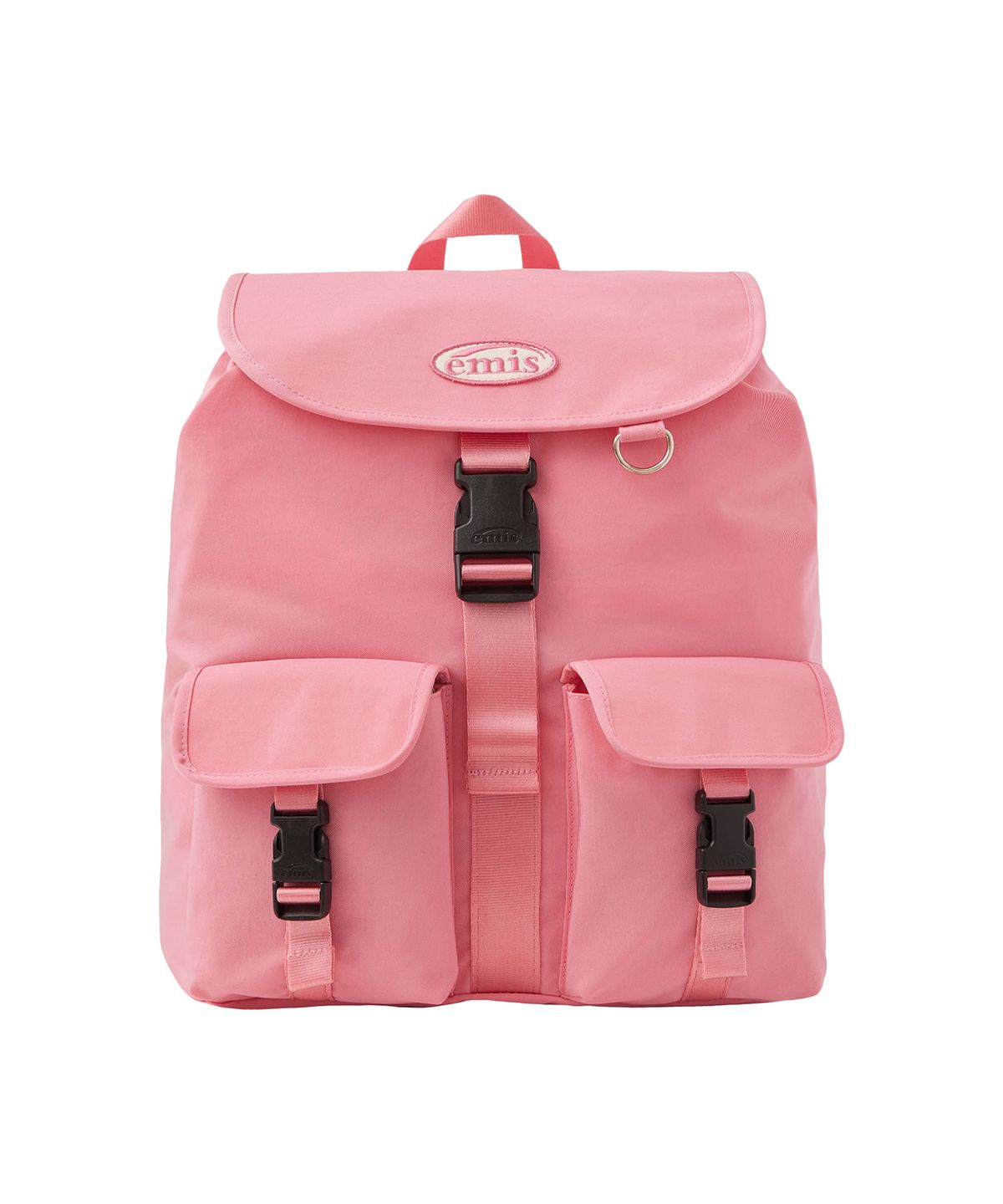 이미스(EMIS) DOUBLE POCKET BACKPACK-PINK
