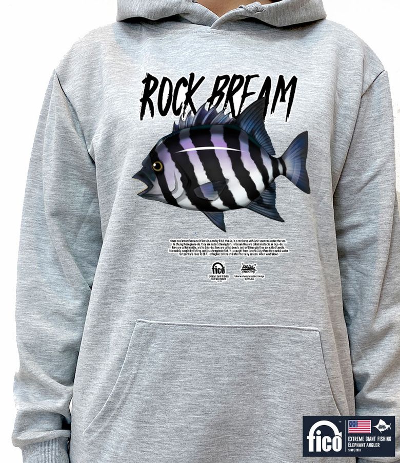 FICO-HOODY-160  익스트림 낚시 브랜드  피코 돌돔 물고기 낚시 후드티 후디