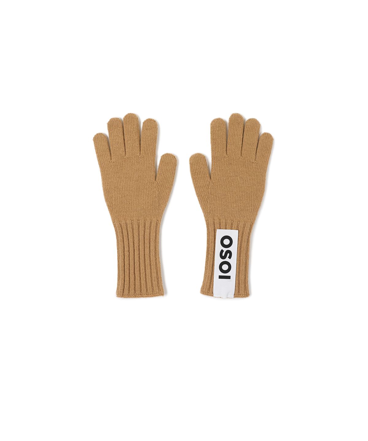 오소이(OSOI) HEART PATCH GLOVE [CAMEL]