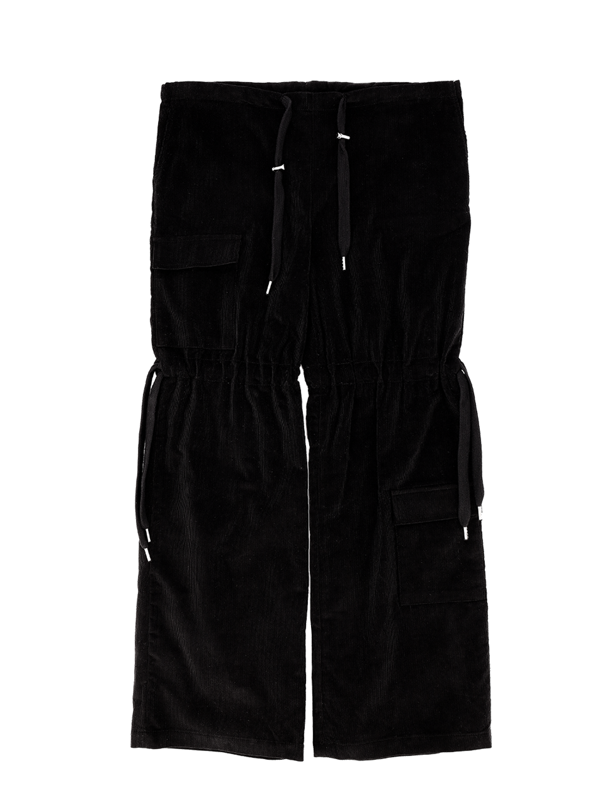 쎄쎄쎄(SETSETSET) CODUROY WIDE KNEE STRAP PANTS
