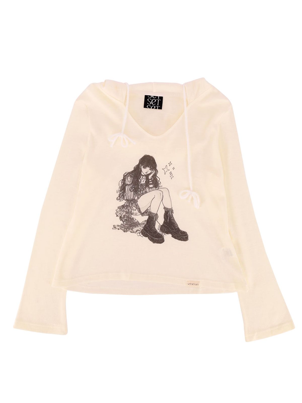 쎄쎄쎄(SETSETSET) NOVA HOODED KNIT TOP