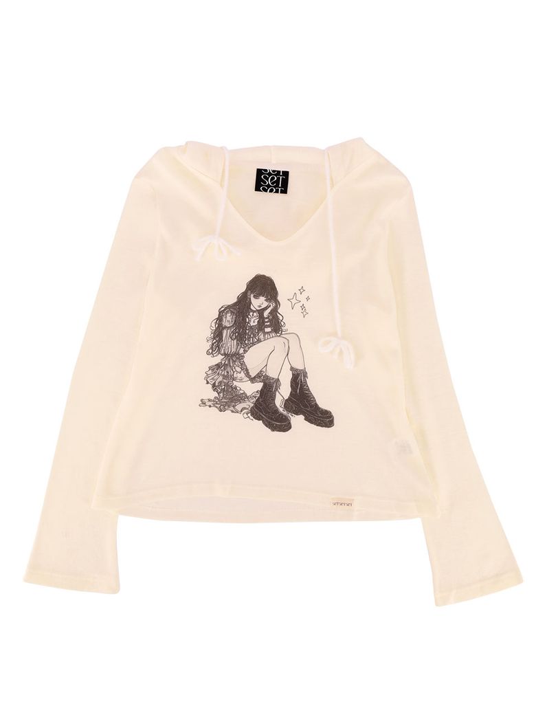 NOVA HOODED KNIT TOP