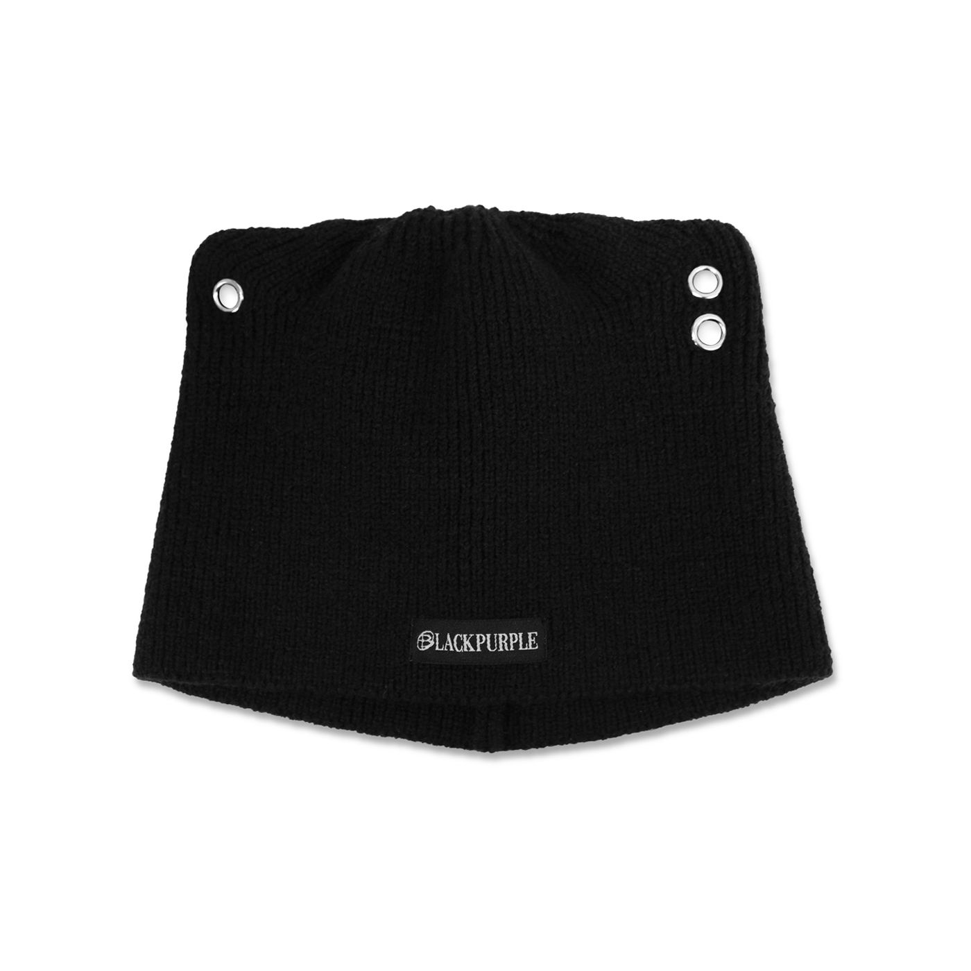 【BLACKPURPLE】24FW★ Mew-Mew Cat Eyelet Beanie MUSINSA | BLACK PURPLE Mew-Mew Cat Eyelet Beanie