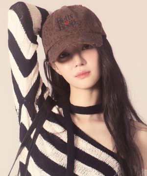 베티붑 레오파드 볼캡_브라운