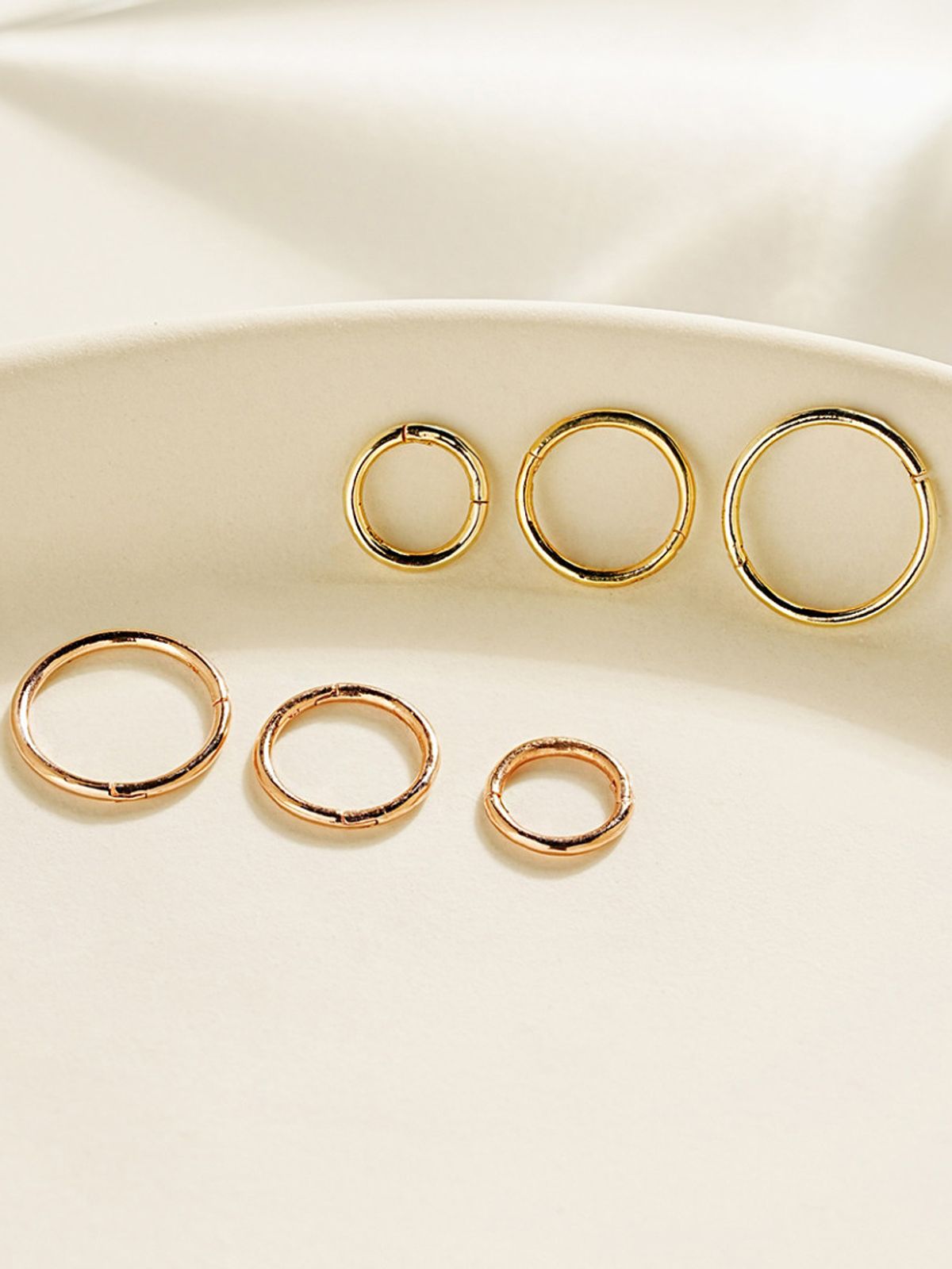 미니멀피어싱(MINIMALPIERCING) 14K 세그먼트 이너컨츠 귓바퀴 링 피어싱 귀걸이