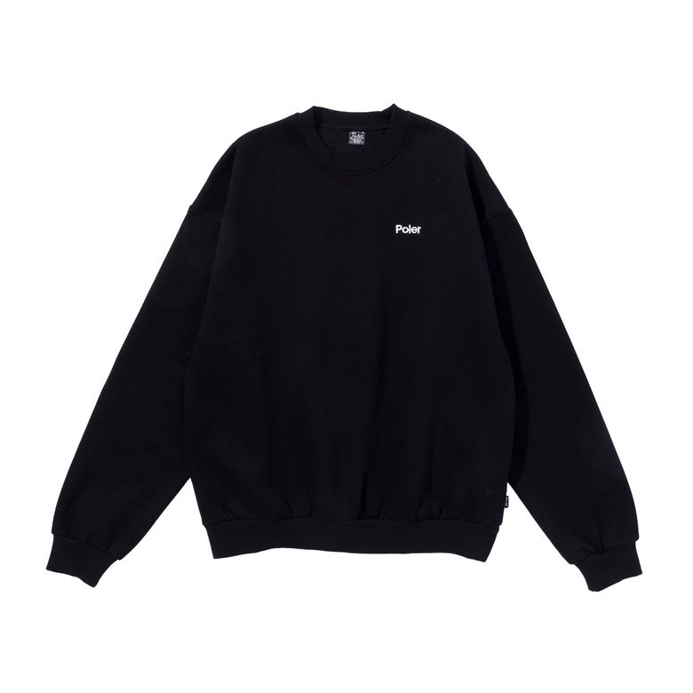 폴러스터프 EMB 크루 BLACK
