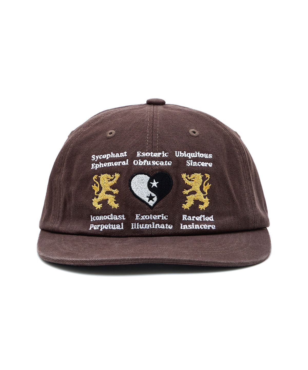 패슬(FASTLE) Lion Heart Washed Cap Brown