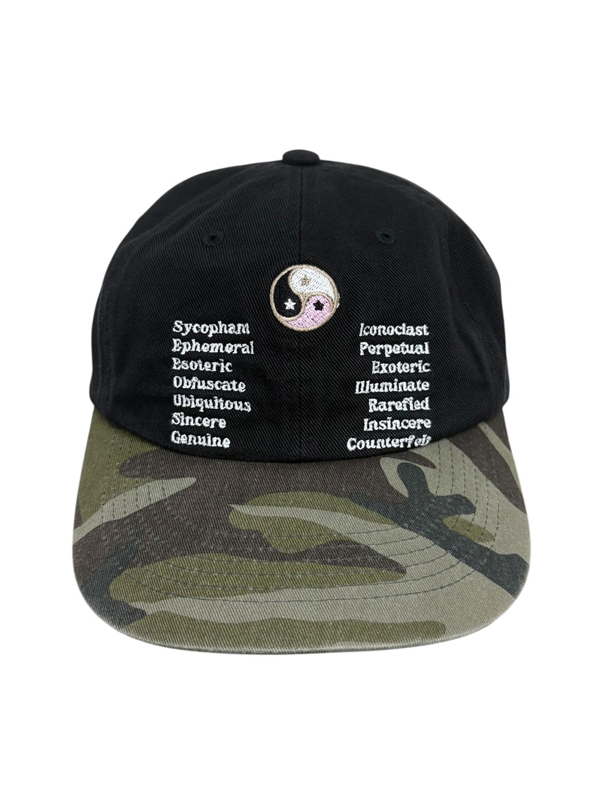 패슬(FASTLE) Yin Yang Washed Cap Black/Camo