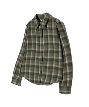 85-VIVA076 컨트리 머피 슬림핏 긴팔 타탄 체크 셔츠 그린
