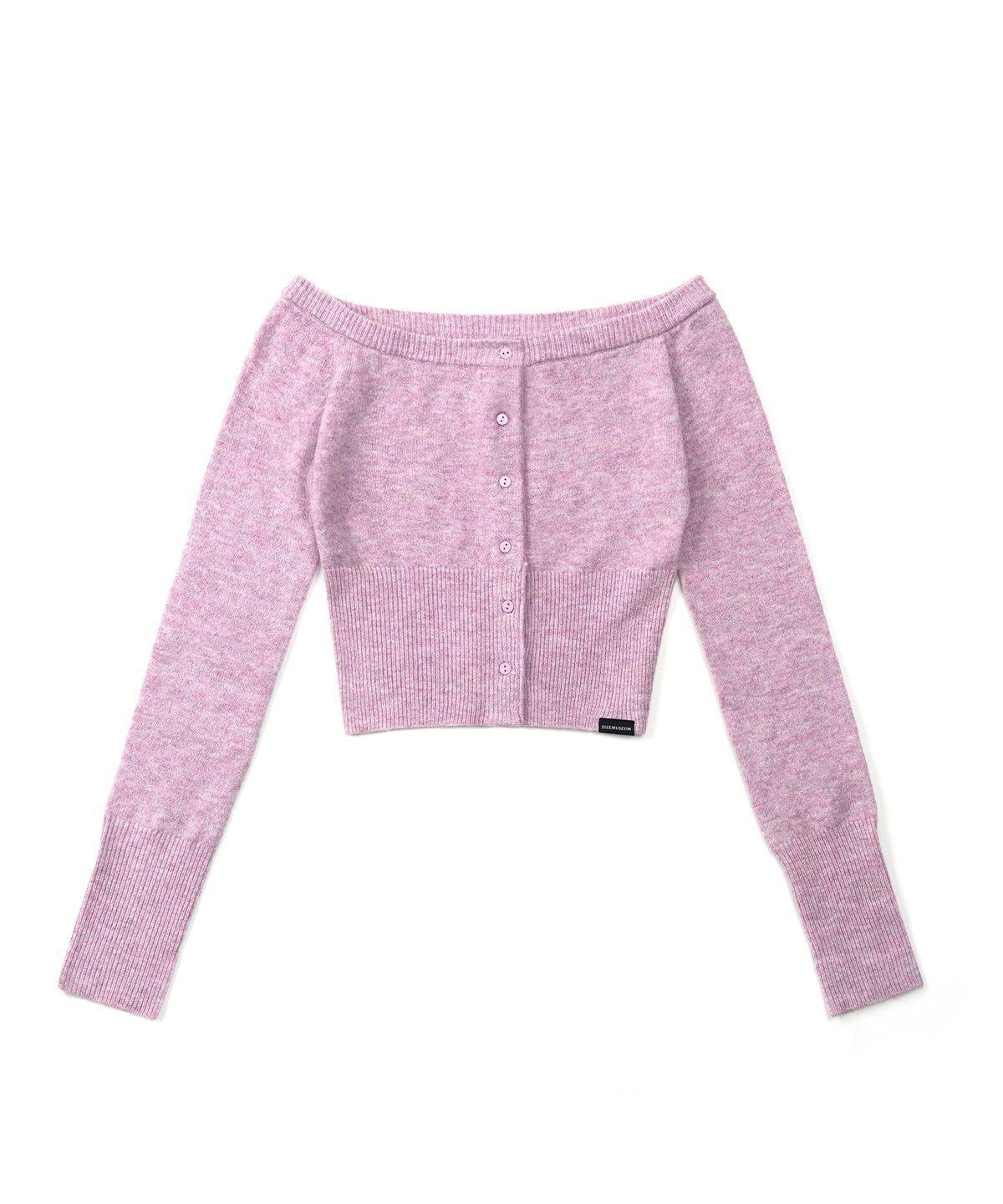 지제뮤지엄(ZIZEMUSEUM) CROP CARDIGAN (LAVENDER)