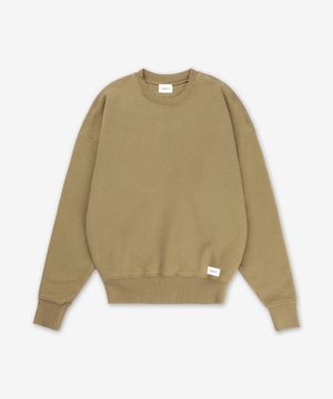 로고 패치 맨투맨 - 다크 베이지 / 807761Y36SV2298