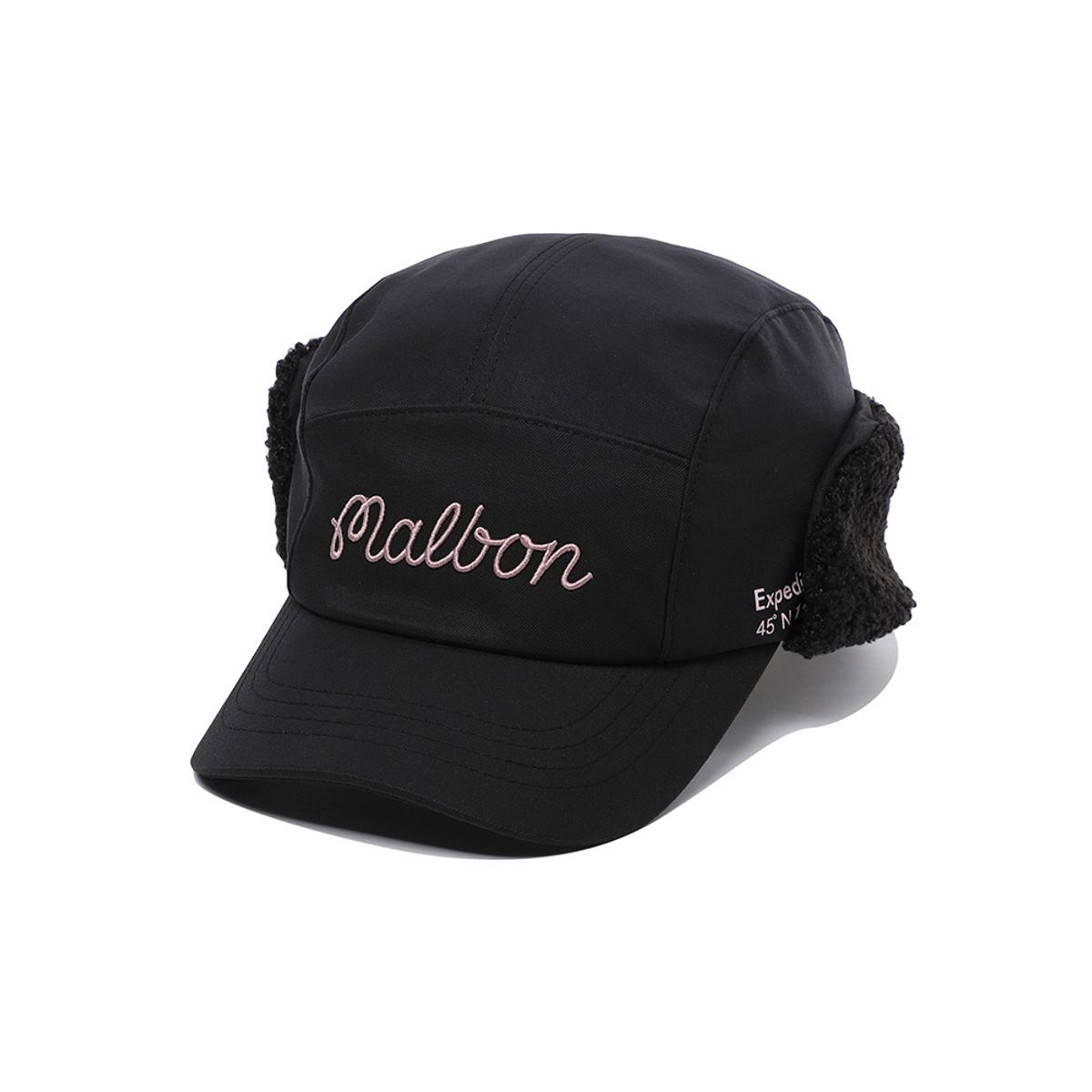 말본 골프(MALBON GOLF) 말본 캔버스 이어 머프캡 BLACK