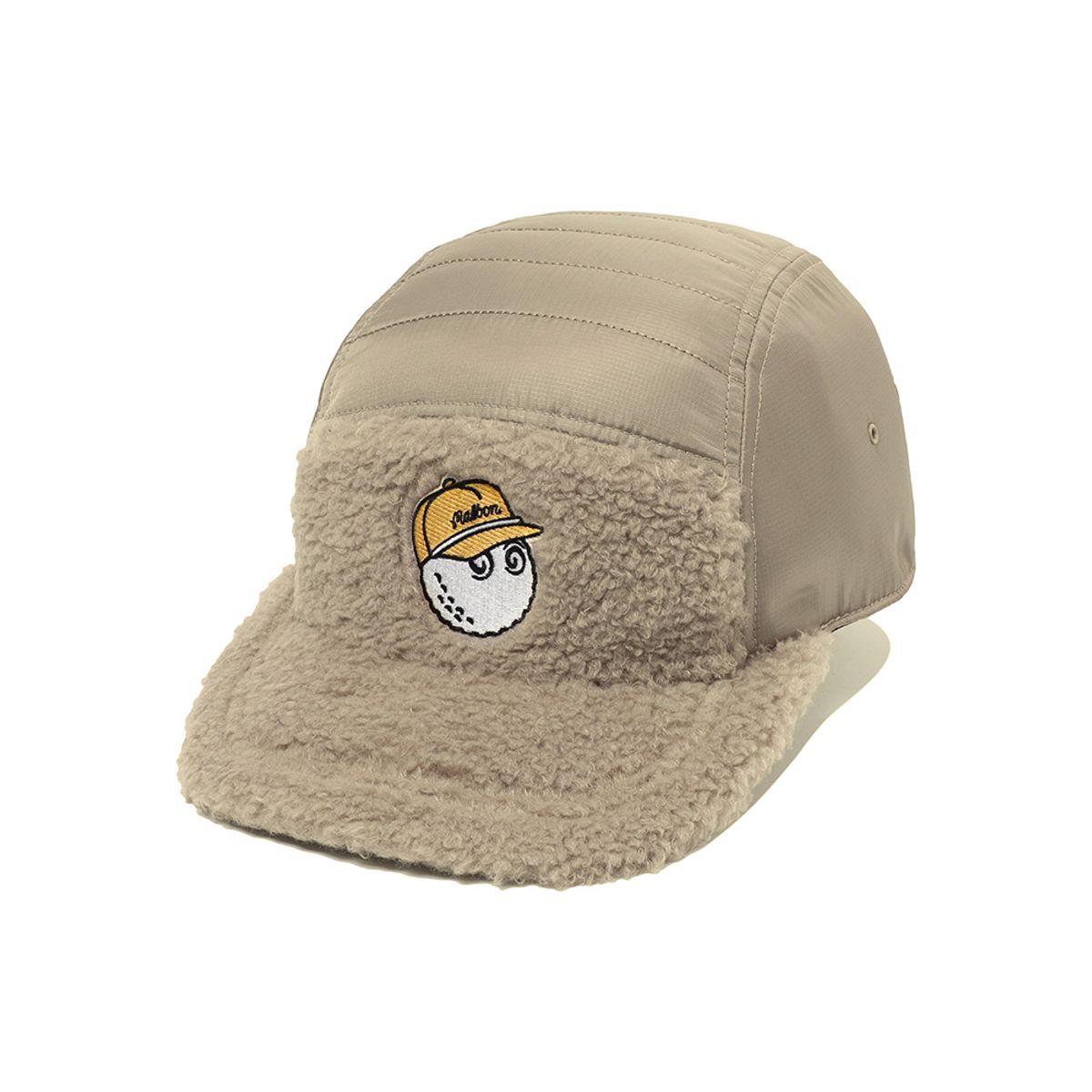 말본 골프(MALBON GOLF) 버킷 패딩 캠프캡 BEIGE (MAN)