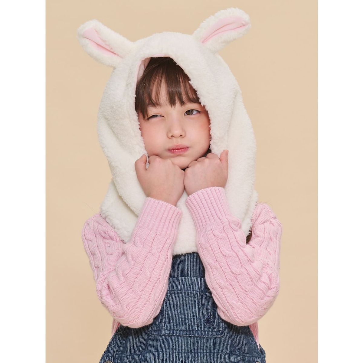 빈폴 키즈(BEANPOLE KIDS) 빙키 바라클라바  아이보리 (BI4X8BU010)