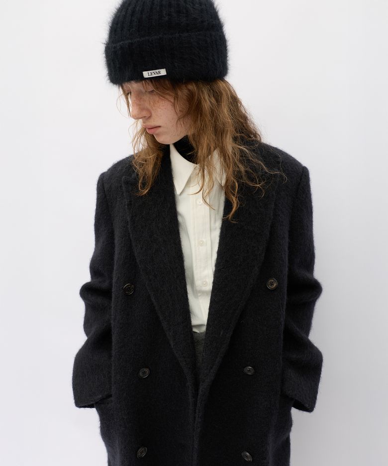 Soft Angora Beanie - Darknight Navy
