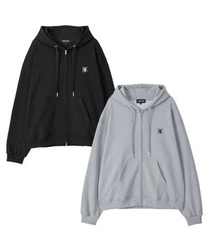 Signature hood zip-up (2colors)