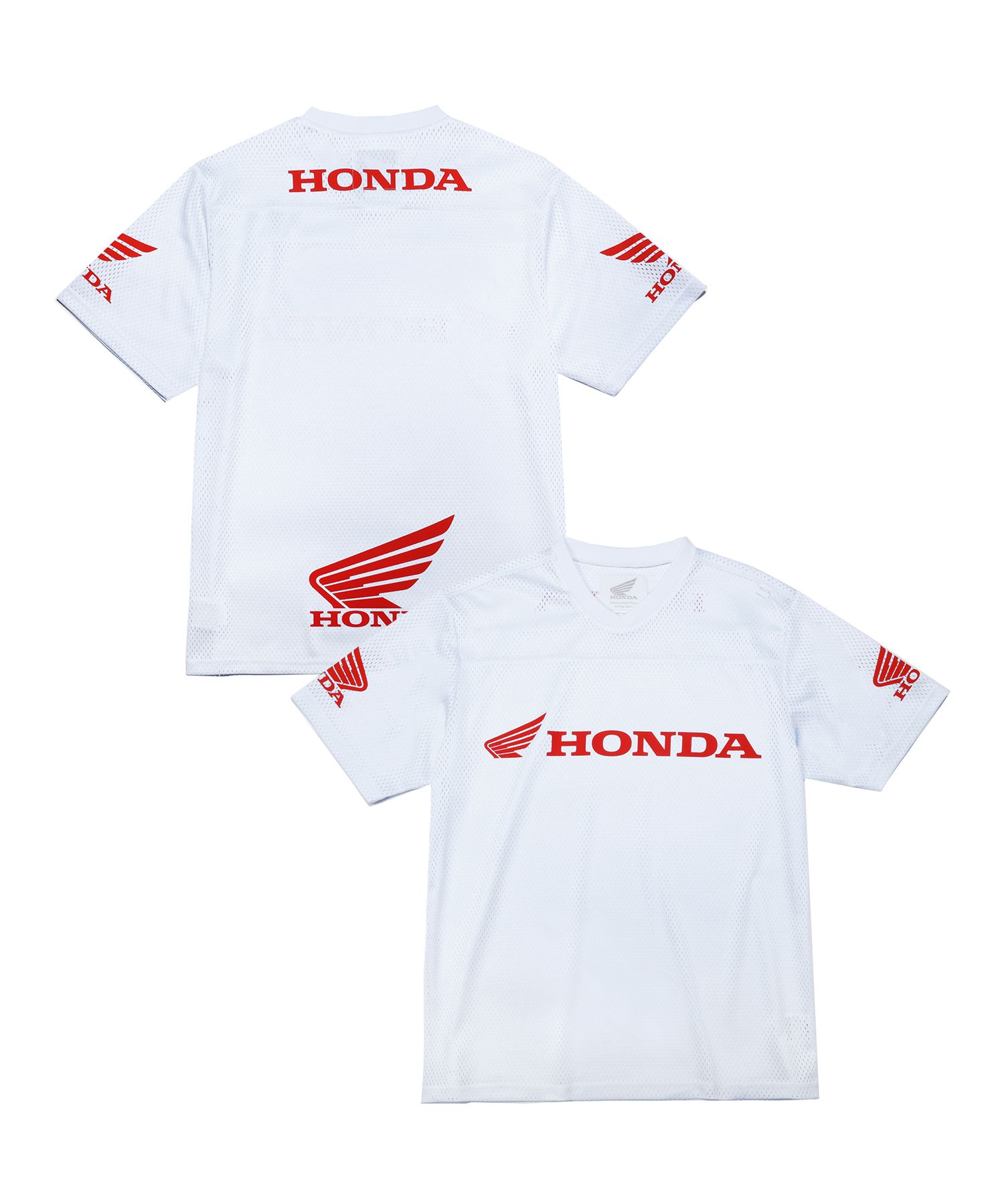 MUSINSA | Honda Motorcycle Honda VTG Track Mesh T-shirt_White