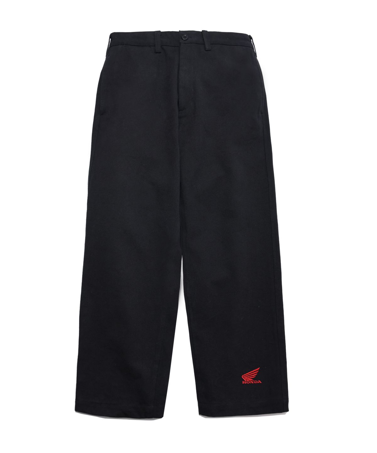 핍스 모터사이클(PHYPS MOTORCYCLE) Honda VTG logo Canvas pants_Black