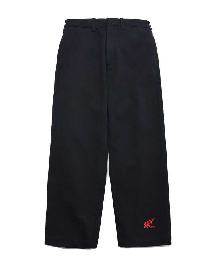 Honda VTG logo Canvas pants_Black