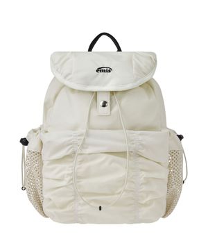 SHIRRING BACKPACK-IVORY