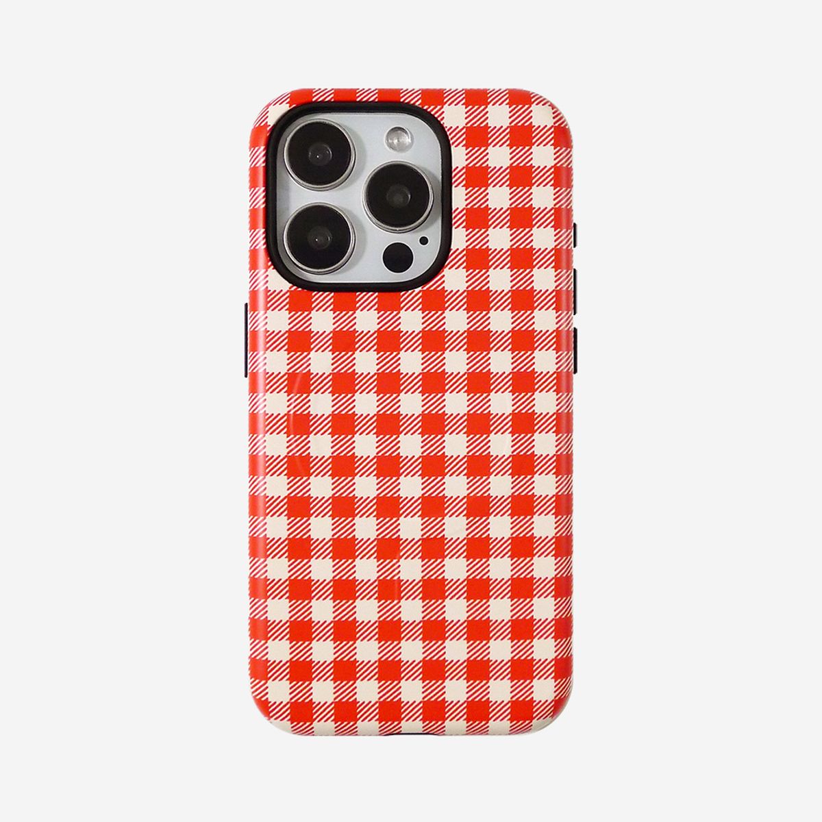 러브오낫(LOVE OR NOT) 맥세이프/터프_Red Check Magsafe/Tough Phonecase
