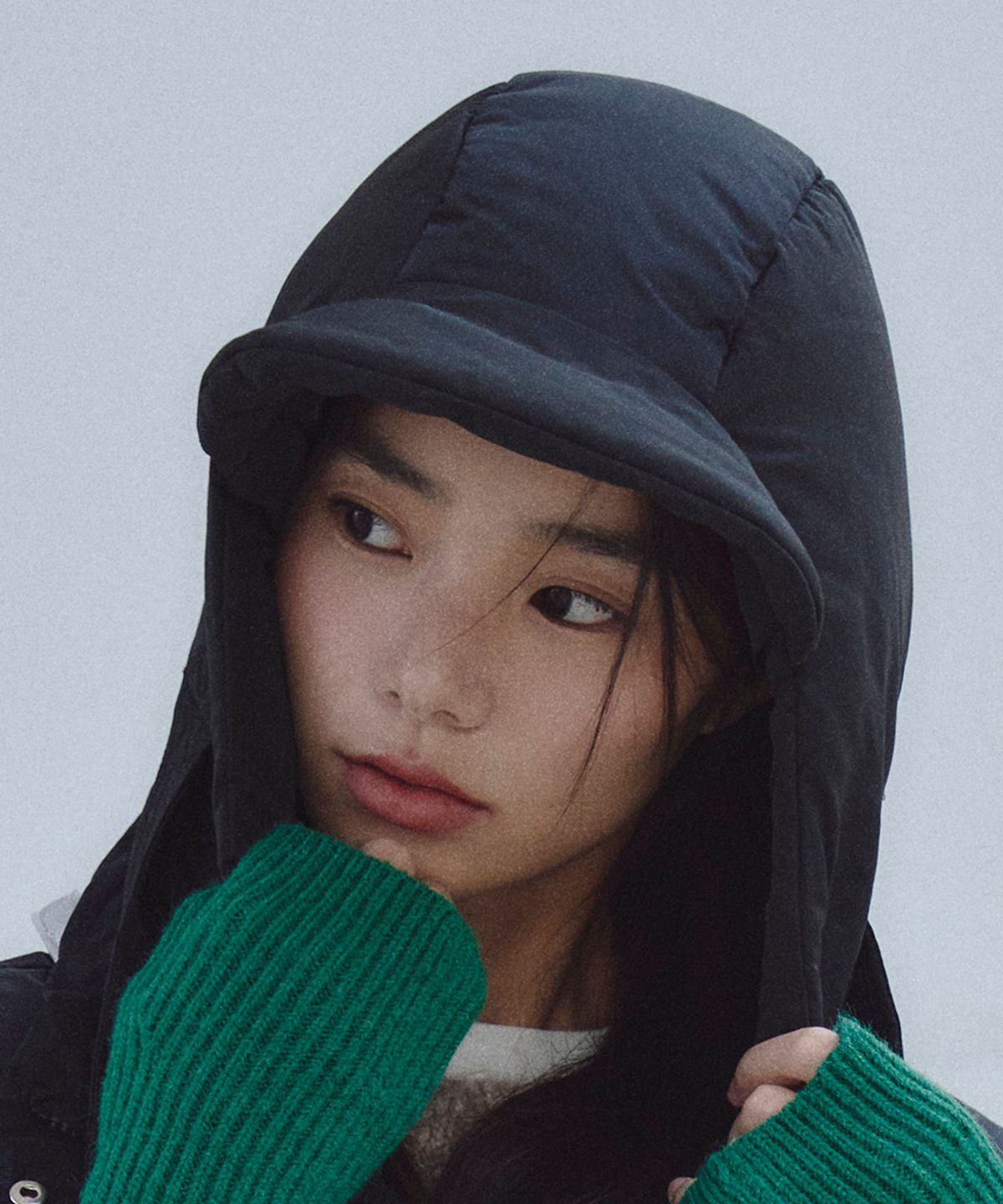 더그린랩(THE GREEN LAB) 패딩 바라클라바 [블랙]