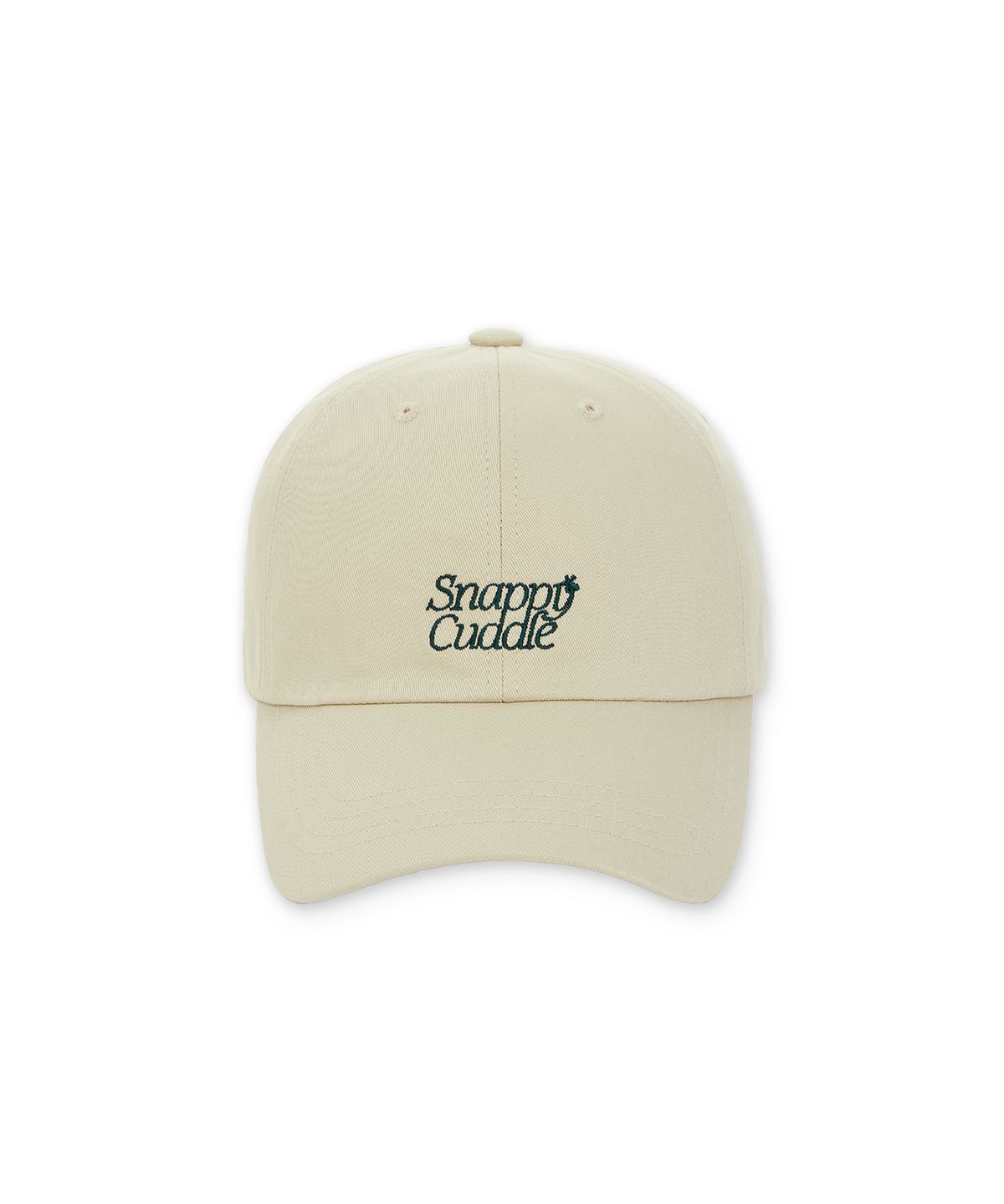 스내피커들(SNAPPY CUDDLE) Good Luck Ball Cap (Cream Magnolia)