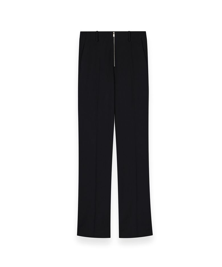 R-0038 / R4-ZIP WOOL TROUSERS - 2.0(BLACK)
