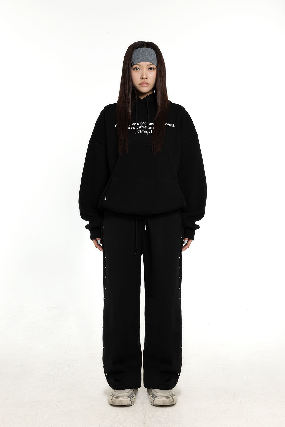 위드노쇼어(WITHNOSHORE) nightmare hoodie -black