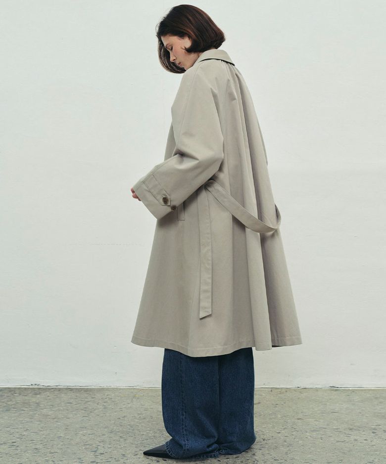 (2COLOR)A LINE TRENCH COAT