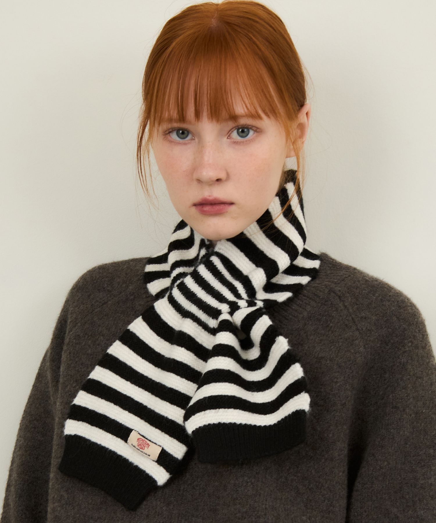 MONCLER ストライプ ニットマフラー MONCLER ストライプ ニットマフラー MONCLER（モンクレール） マフラー