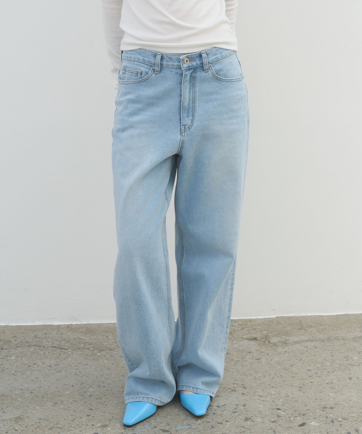 쏘이르(SO IR) (5COLOR)WIDE FIT VOLUME JEANS