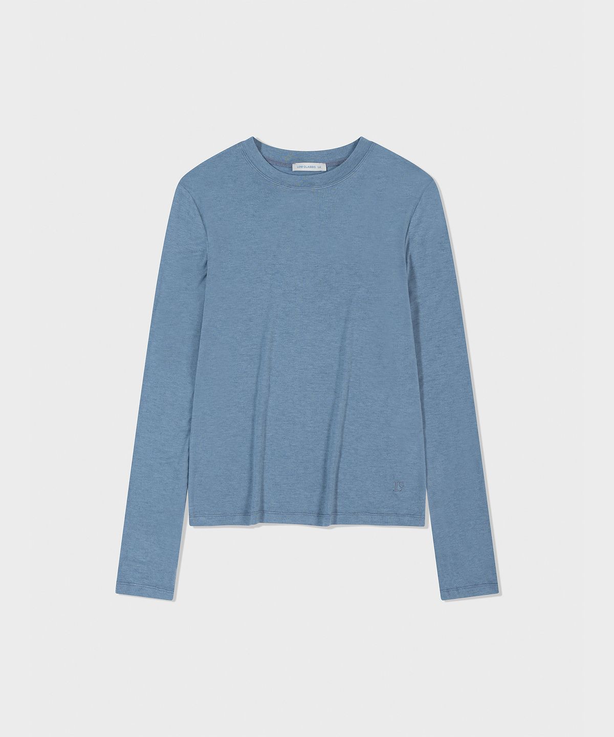 로우클래식(LOW CLASSIC) Lc WOOL JERSEY T-SHIRT_BLUE [LC263TS01BL]