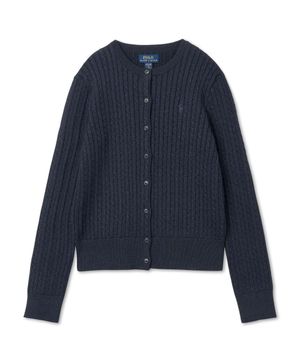 [적립금 5%] 케이블 니트 코튼 카디건-네이비410