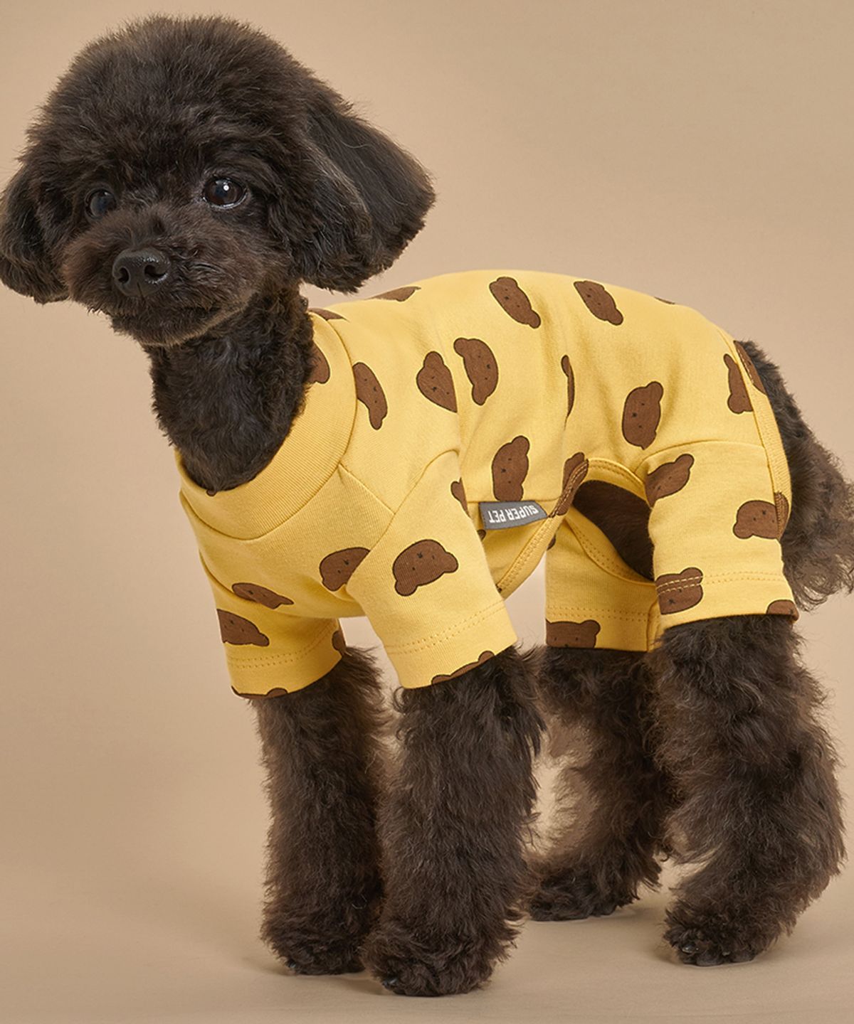도그아이(DOGI) 강아지 베어베어 올인원 옐로우