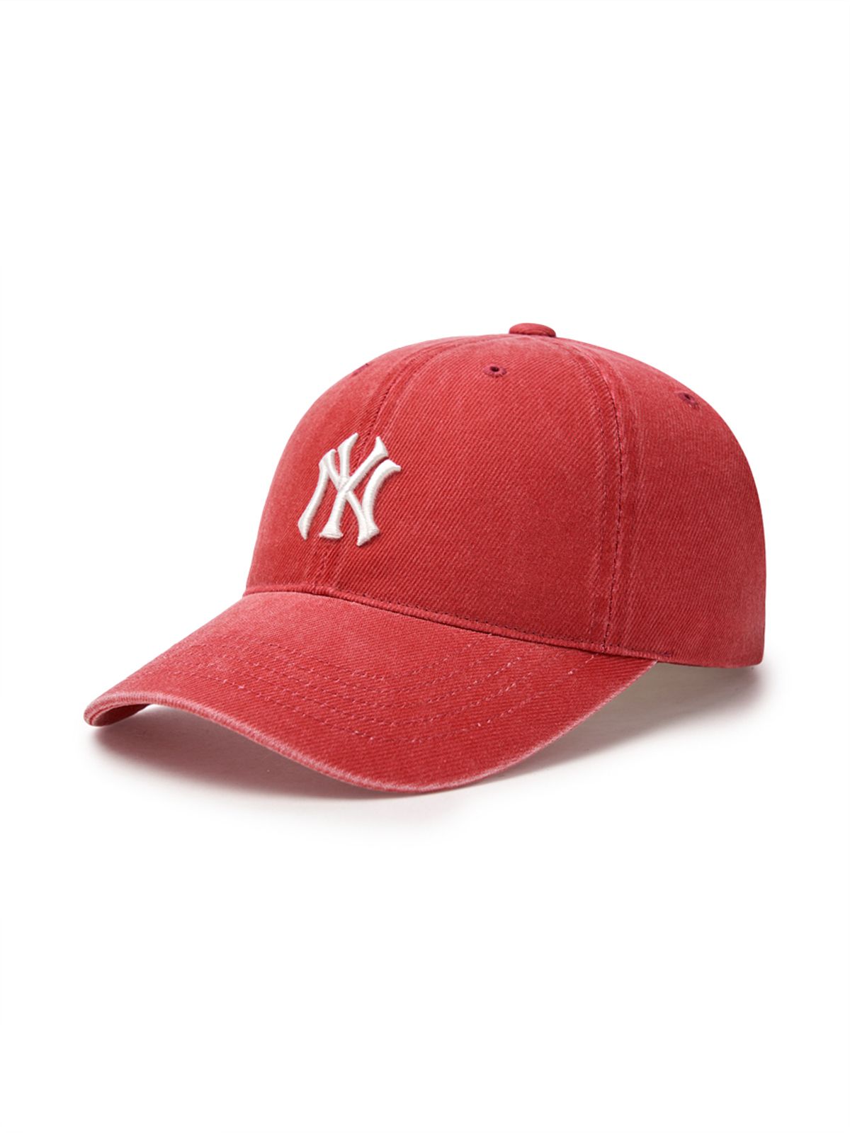 엠엘비(MLB) 베이직 워싱 언스트럭쳐 볼캡 NY (D.Red)