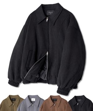 스웨이드 패디드 블루종 자켓 4colors