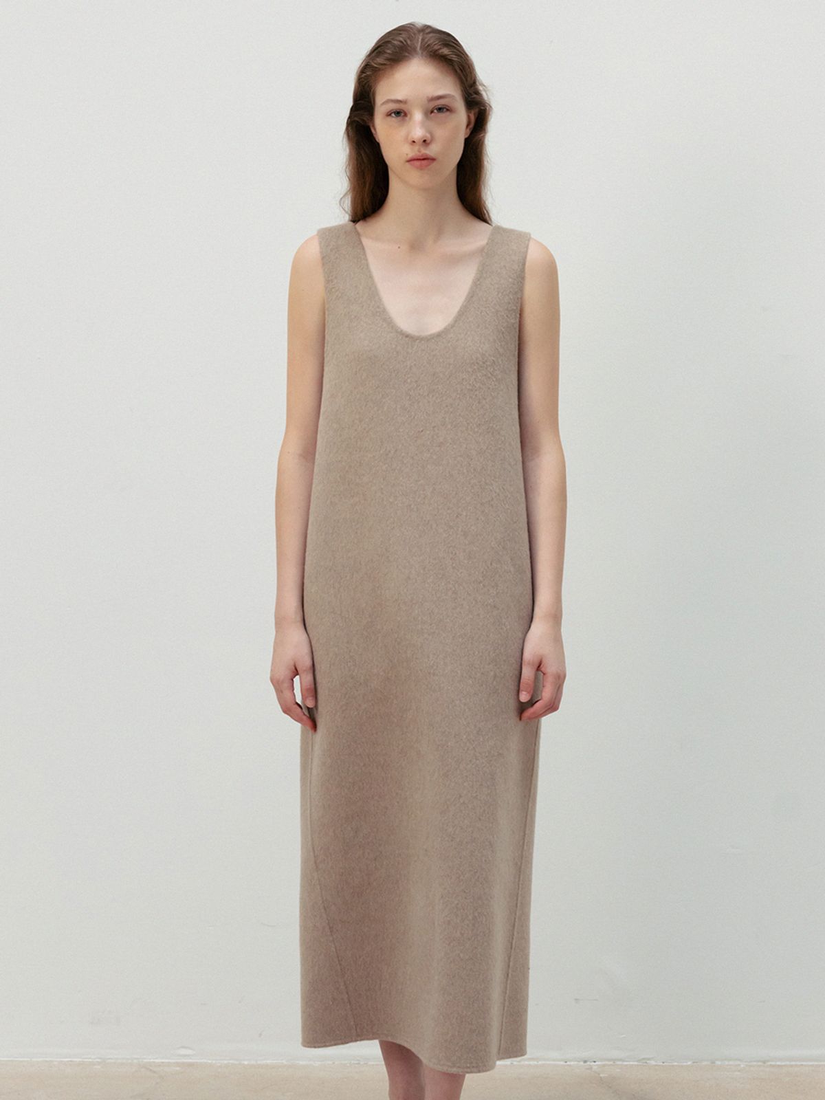 레이스(RRACE) Long Handmade Dress_Beige