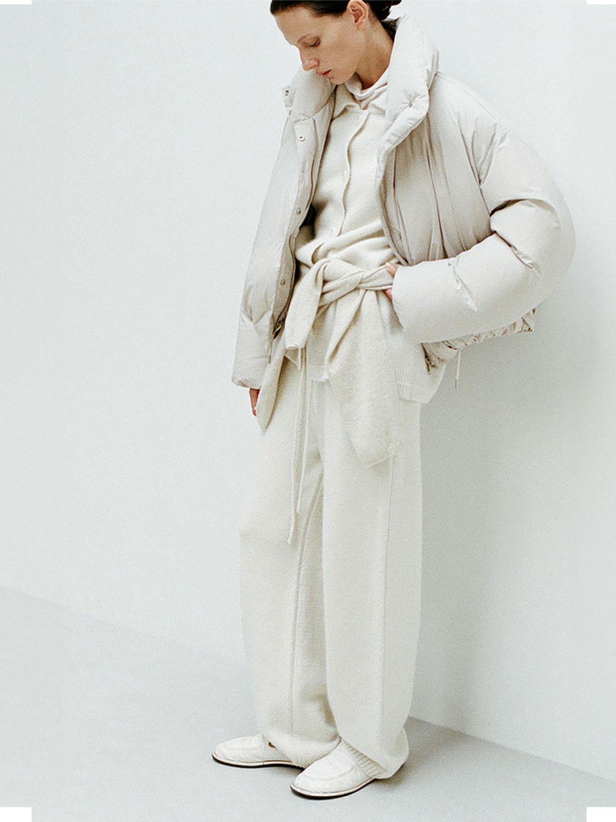 레이스(RRACE) Knit Jogger Pants_Ivory
