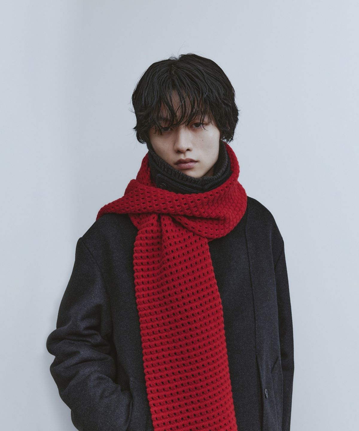 유스(YOUTH) Knit Muffler - Red