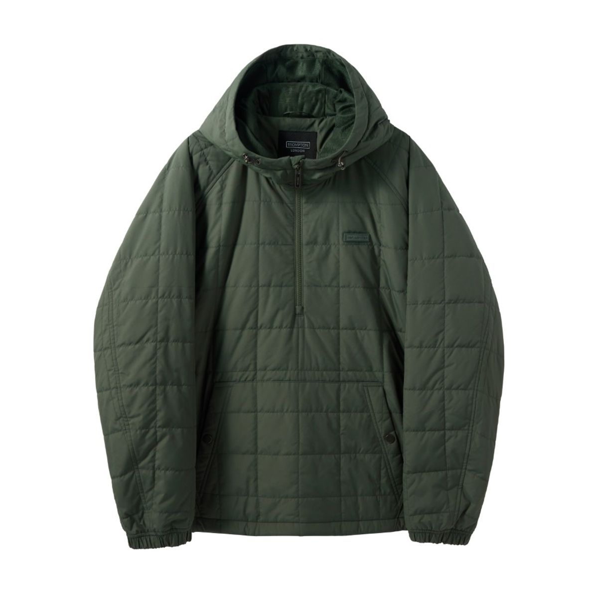 브롬톤 런던(BROMPTON LONDON) EXPLORE QUILTED ANORAK - GREYISH KHAKI (P244UPD132)