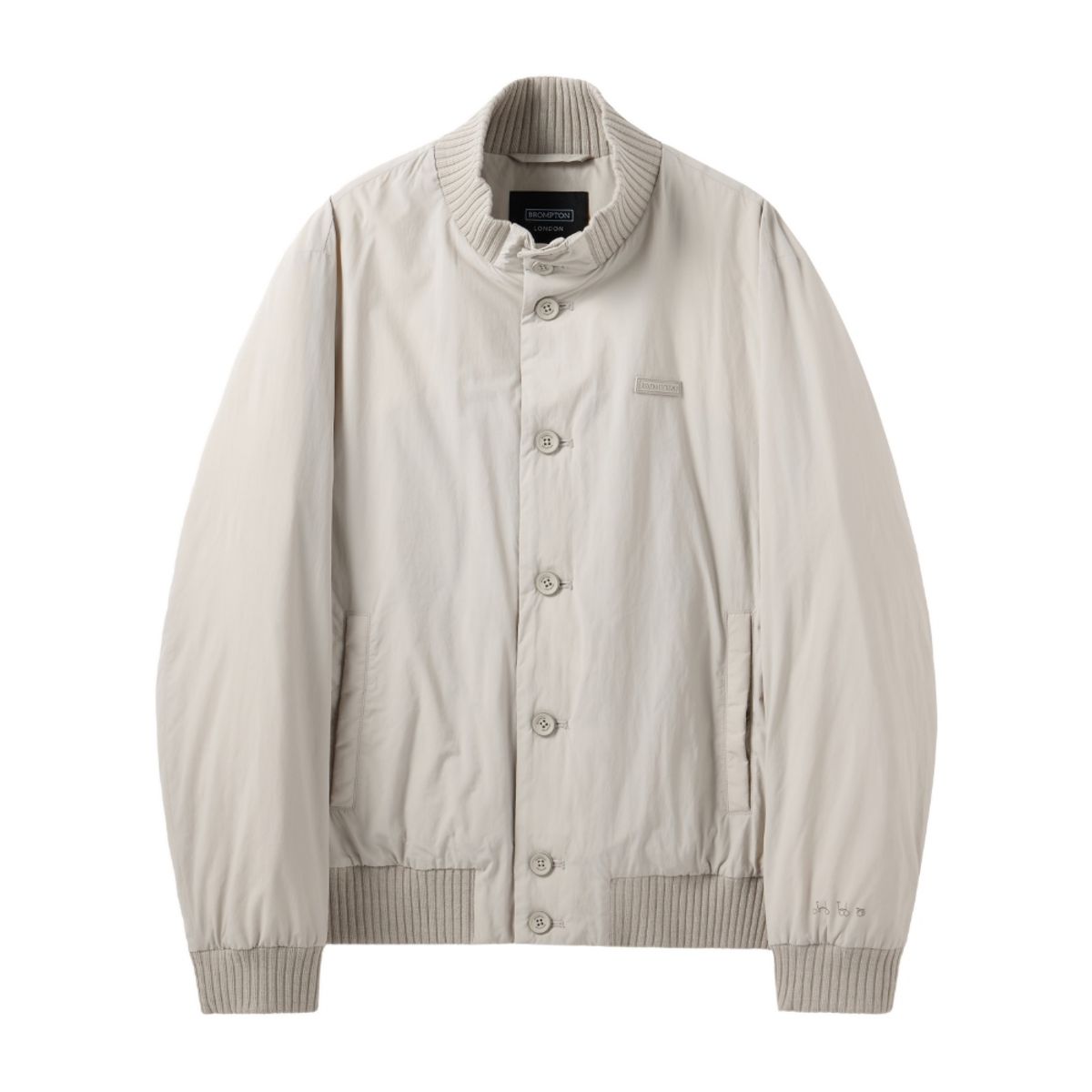브롬톤 런던(BROMPTON LONDON) AEROWARM HIGH NECK BOMBER - IVORY (P244MDW203)