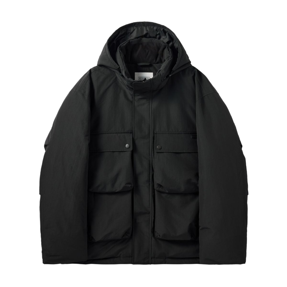 브롬톤 런던(BROMPTON LONDON) BRITISH CAMPER HOOD DOWN - BLACK (P244MDW510)