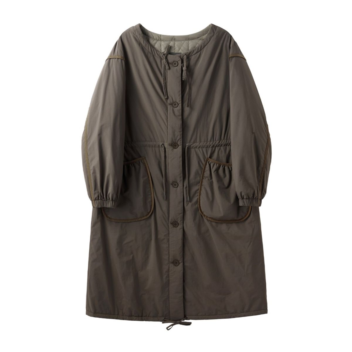 브롬톤 런던(BROMPTON LONDON) W EXPLORE QUILTED COAT - BROWN (P244WPD333)