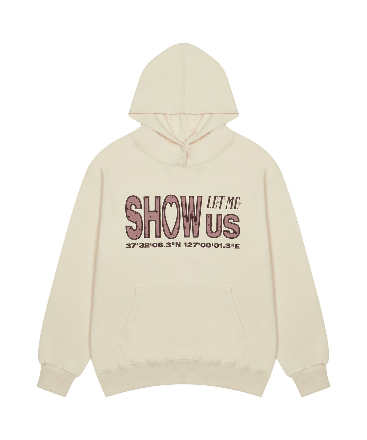 러브이즈트루(LUVISTRUE) SH SHOW US STAR HOODIE(IVORY)