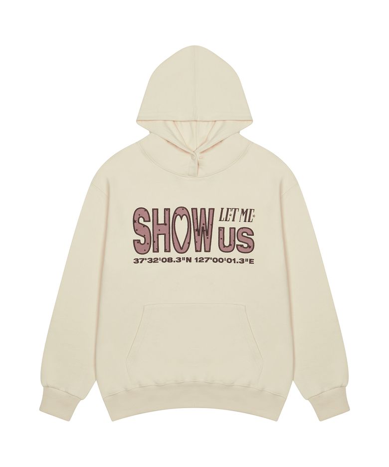 SH SHOW US STAR HOODIE(IVORY)