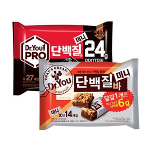 오리온 단백질바 미니 202.5g + 프로 단백질바 미니 280g