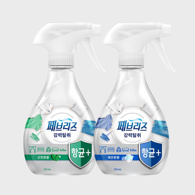 섬유탈취제 향균플러스 370ml 2개