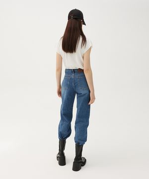 Vintage wide denim pants